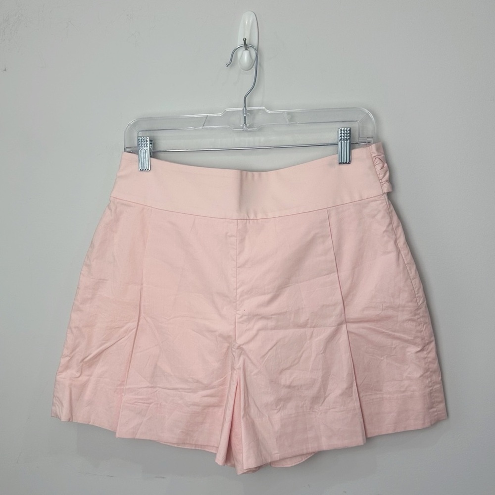 Jcrew Poplin Tie Waist Shorts Blush Pink - Picture 2 of 7